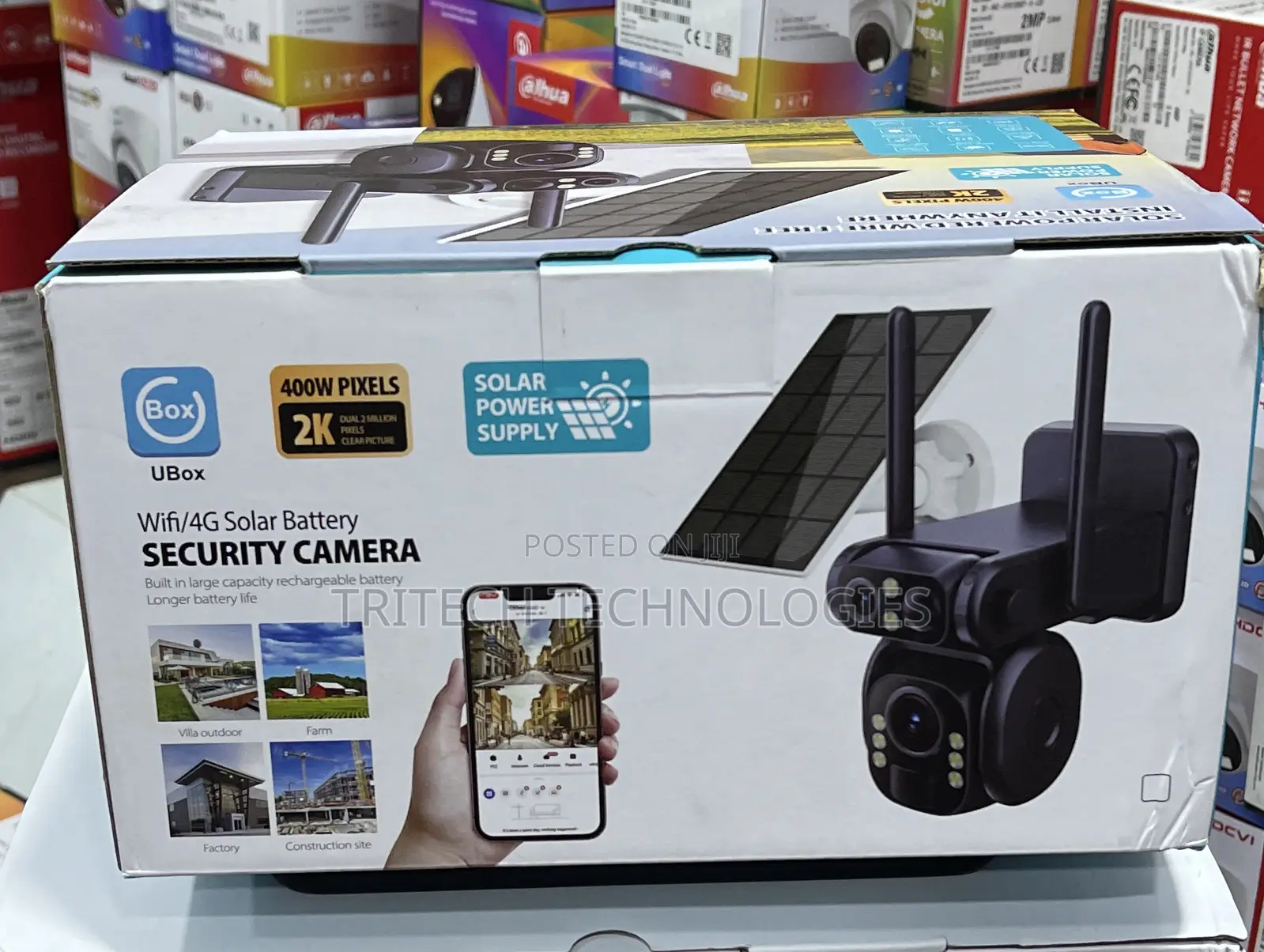Ubox Wifi Camer Dual Lens 6mp
