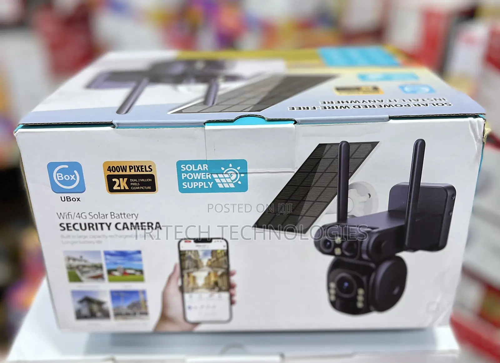 Ubox Wifi Camer Dual Lens 6mp