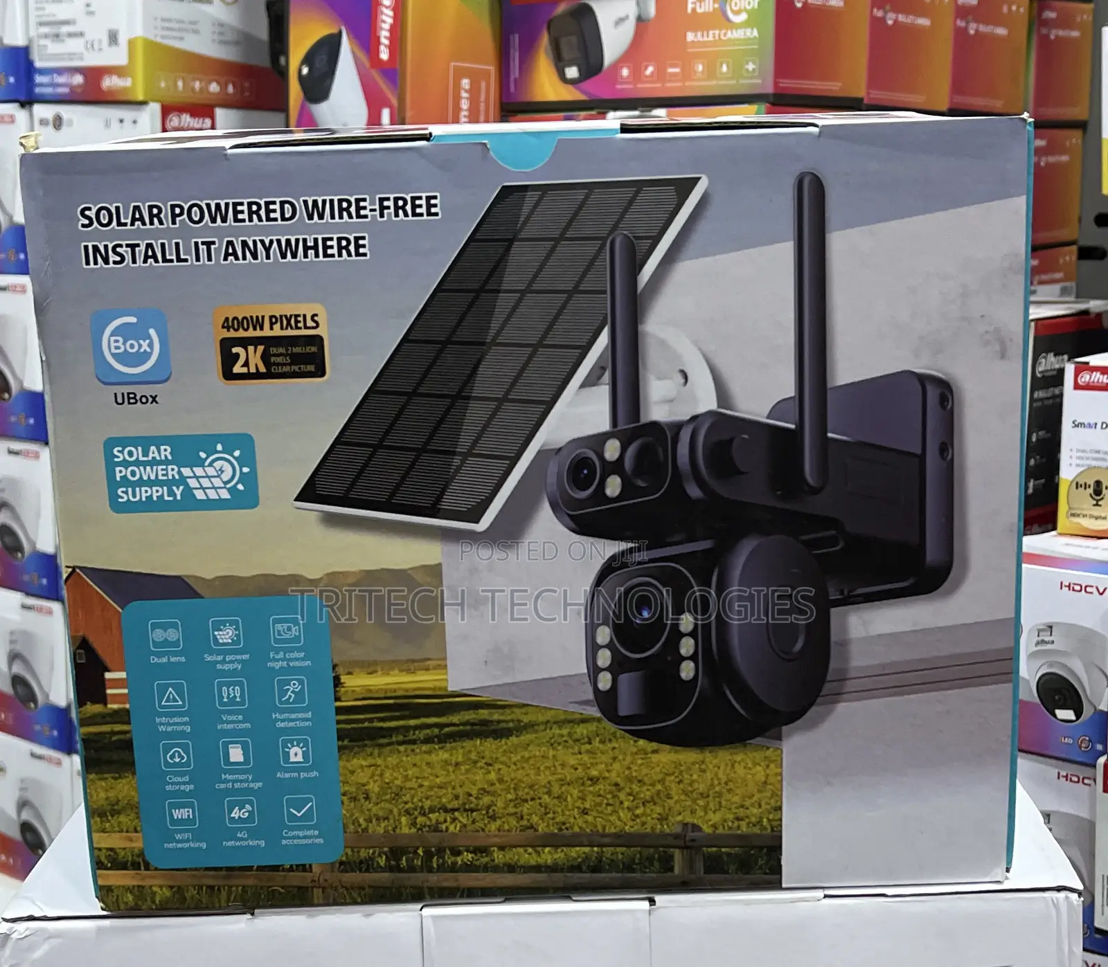 Ubox Wifi Camer Dual Lens 6mp