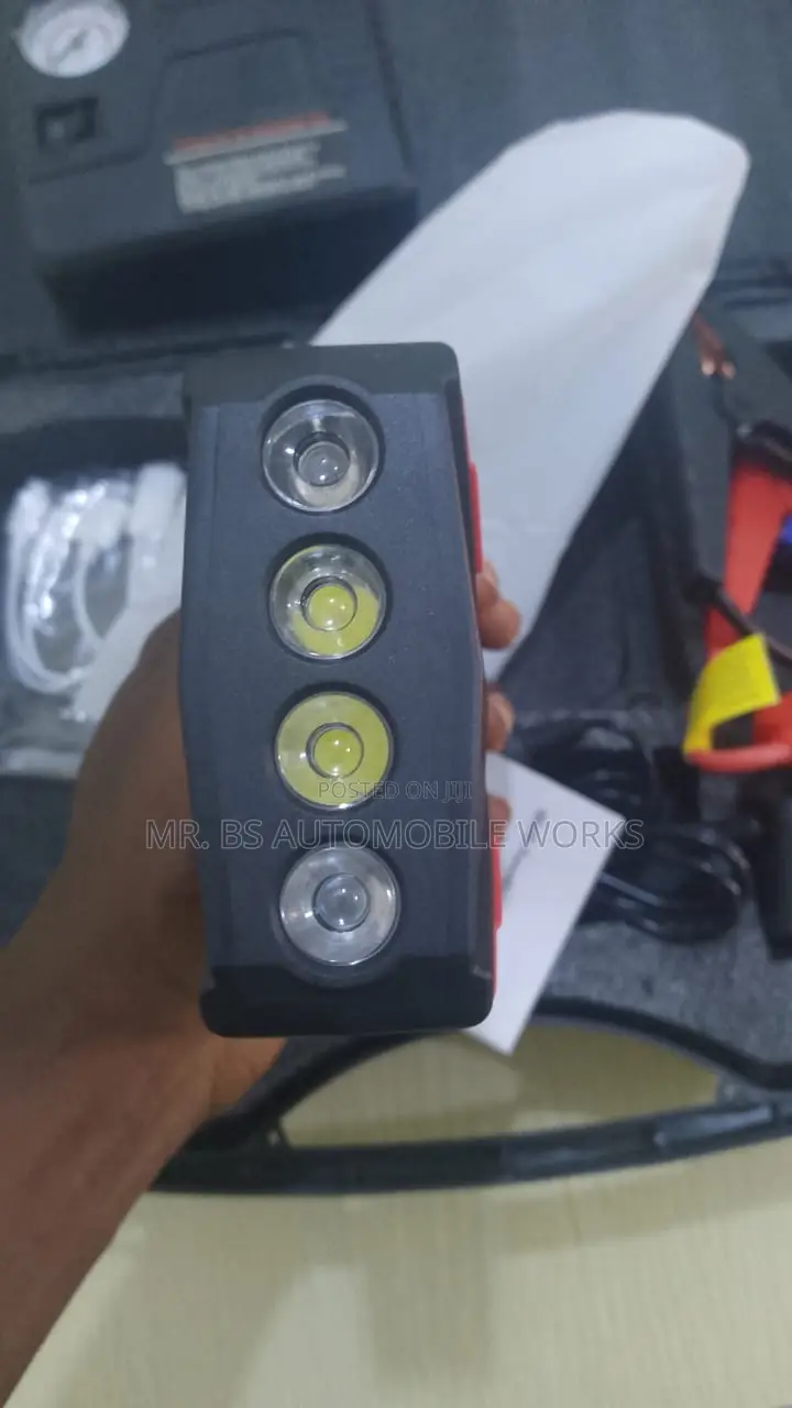 Battery Jumper (Starter) & Tyre Pump(Inflator) Multi-purpose