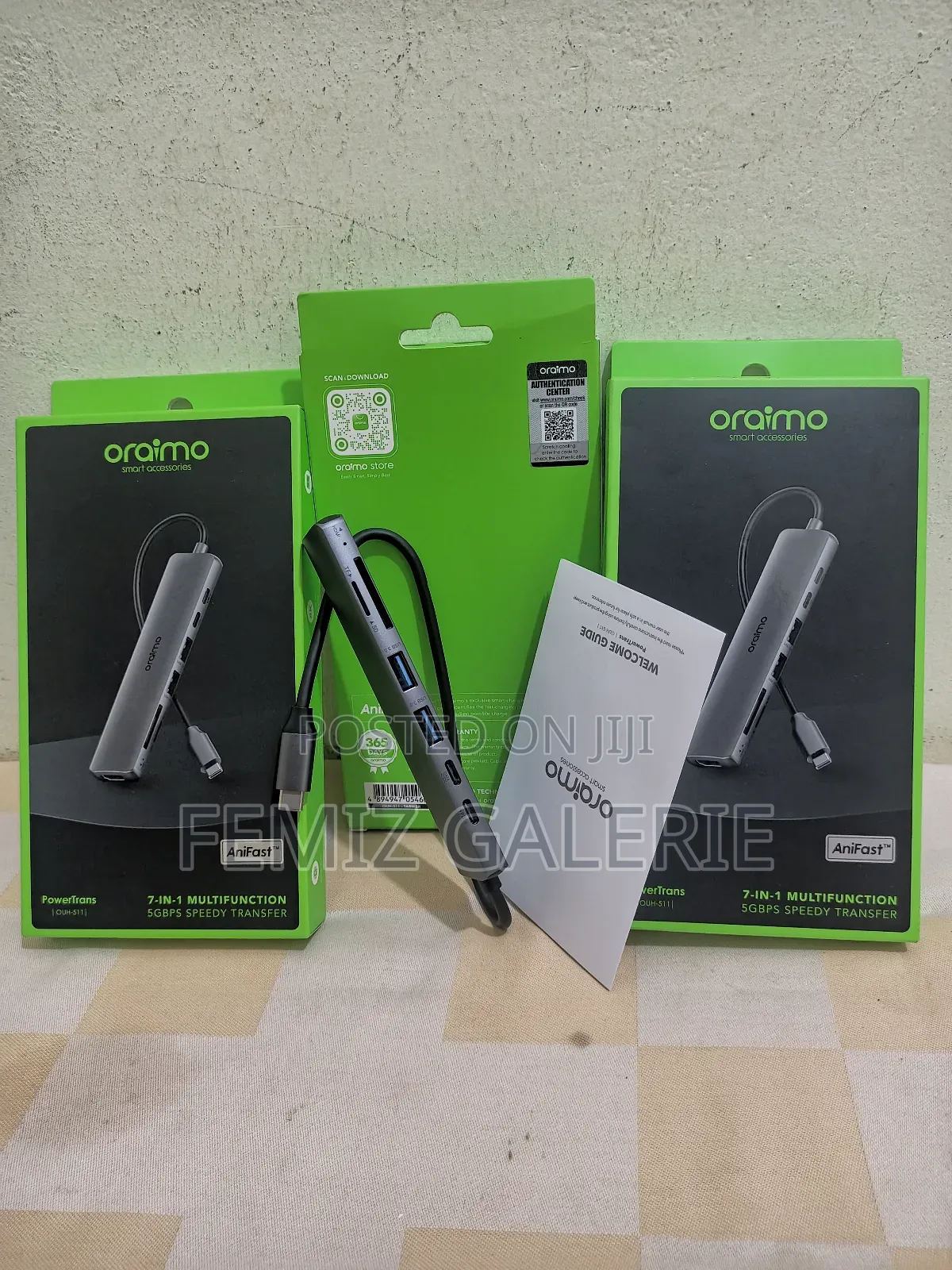 Oraimo Power Trans Usb-C Hub 7-in-1 Multi-Functional Adapter