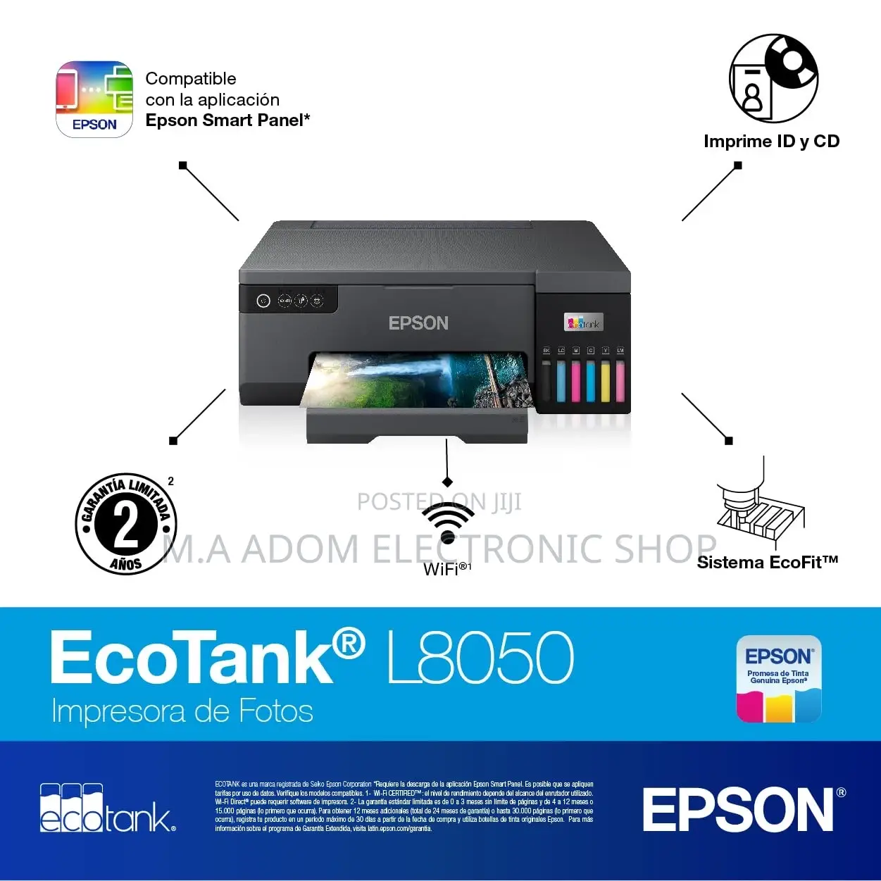 Epson L8050 Wi-Fi Print Only