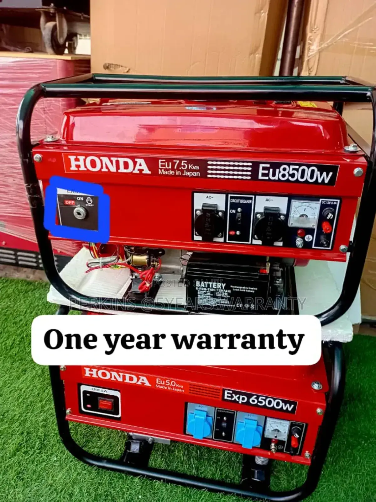Genpower 7.5kva 8500watt Pertrol Honda Generator 7.5kvajapan