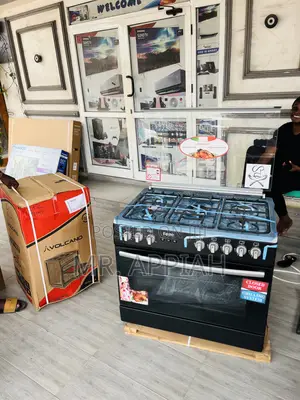 Classic Ferre 60x90 Gas Oven 5 Burner With Grill(Black)