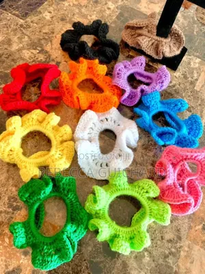 Handmade Crochet Scrunchies