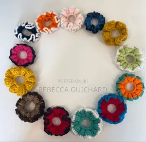 Handmade Crochet Scrunchies