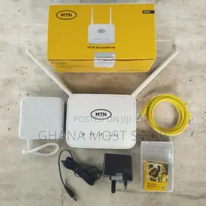 MTN Universal Broadband4g Router + Backup Battery - White