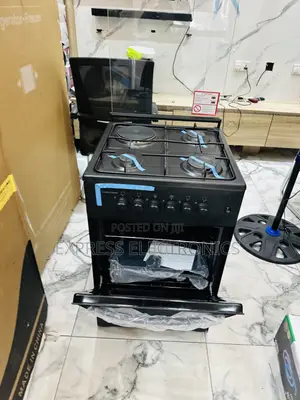 Best Buy for Less Black Volcano 3+1 Stove Gas Electric