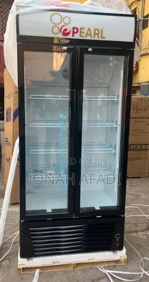 Pearl 500liters Double Door Display Fridge