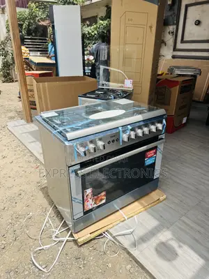 Freestanding Gas Electric Cooker 4-2 Ferre Stove Grey Color