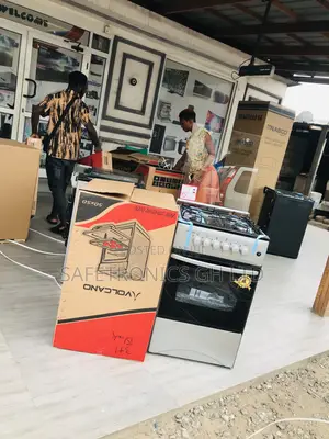 Adorable Volcano 2 Gas 2 Electric Oven 50x50 Grey
