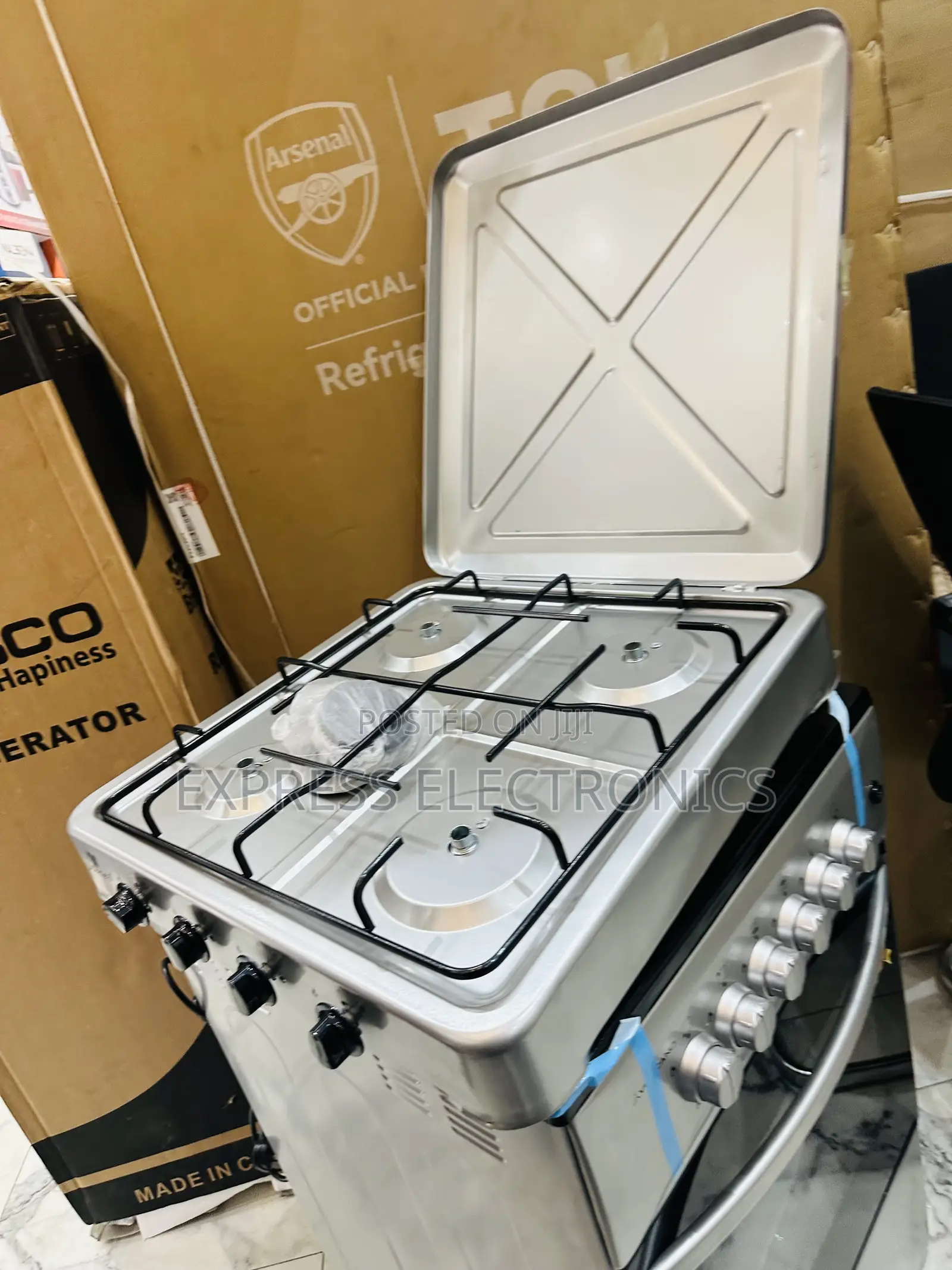 Ultimate Cooker Table Top Yucel 4burner Grey