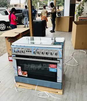 Buy Ferre 60x90 Ions 4 Gas With 2 Electric Cooker(Gray).