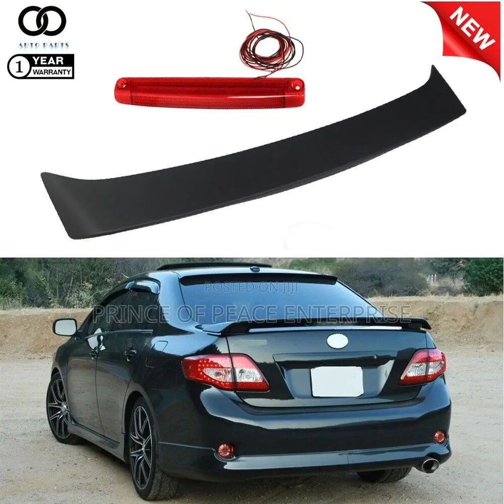 Toyota Corolla 2009 2010 2011 Boot Spoiler With Light