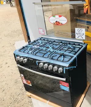 Efficiency Ferre 60x90 5 Gas Oven Turkish Black Cooker