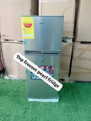 Powerful Compressor 108littres Double Door Top Freezer Pearl