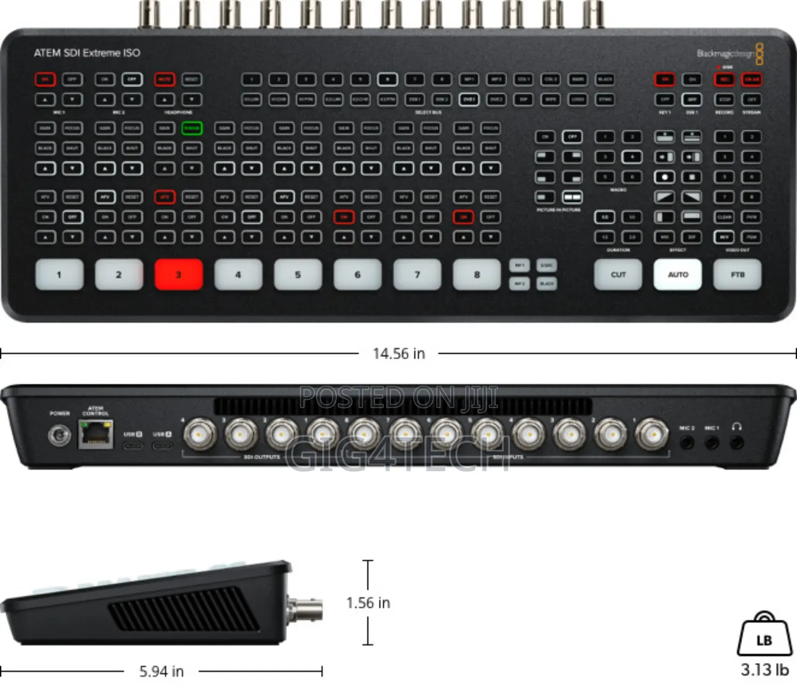 Blackmagic Design Atem Sdi Extreme Iso Switcher
