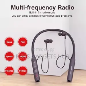 Sports Necklace With Mic Fm Radio Headset