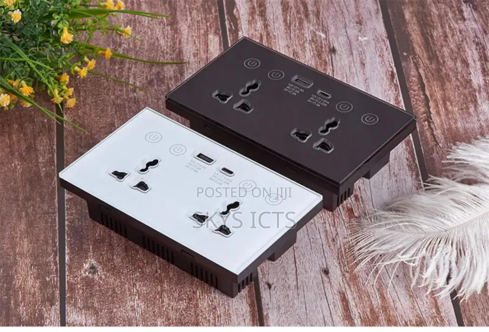 Smart Wifi Double Socket With Usb and Type C