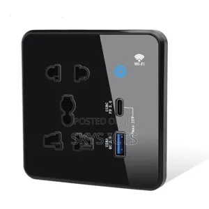 Smart Wifi Single Socket Built in Usb and Type C
