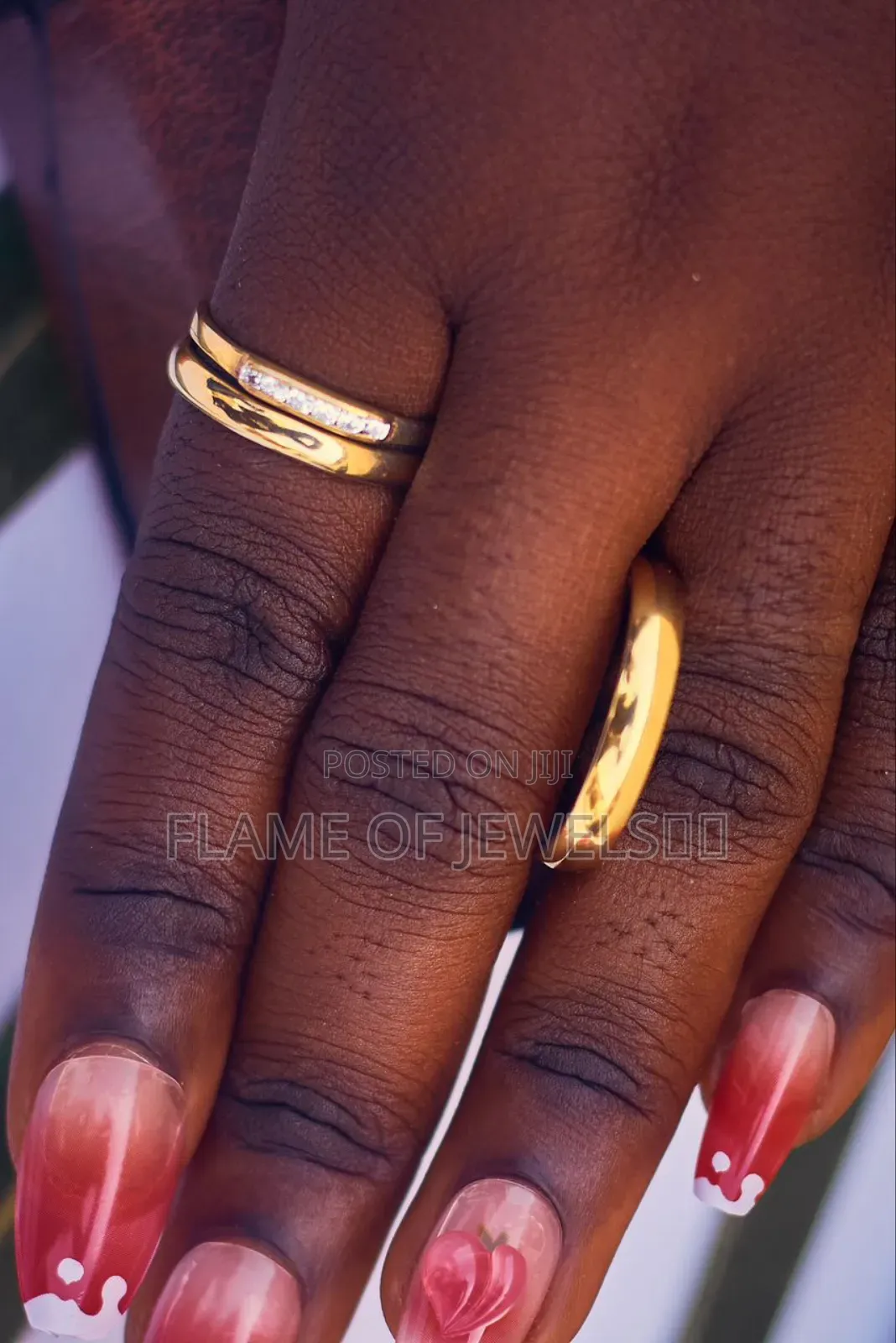 Engagement and Wedding Rings No Fade