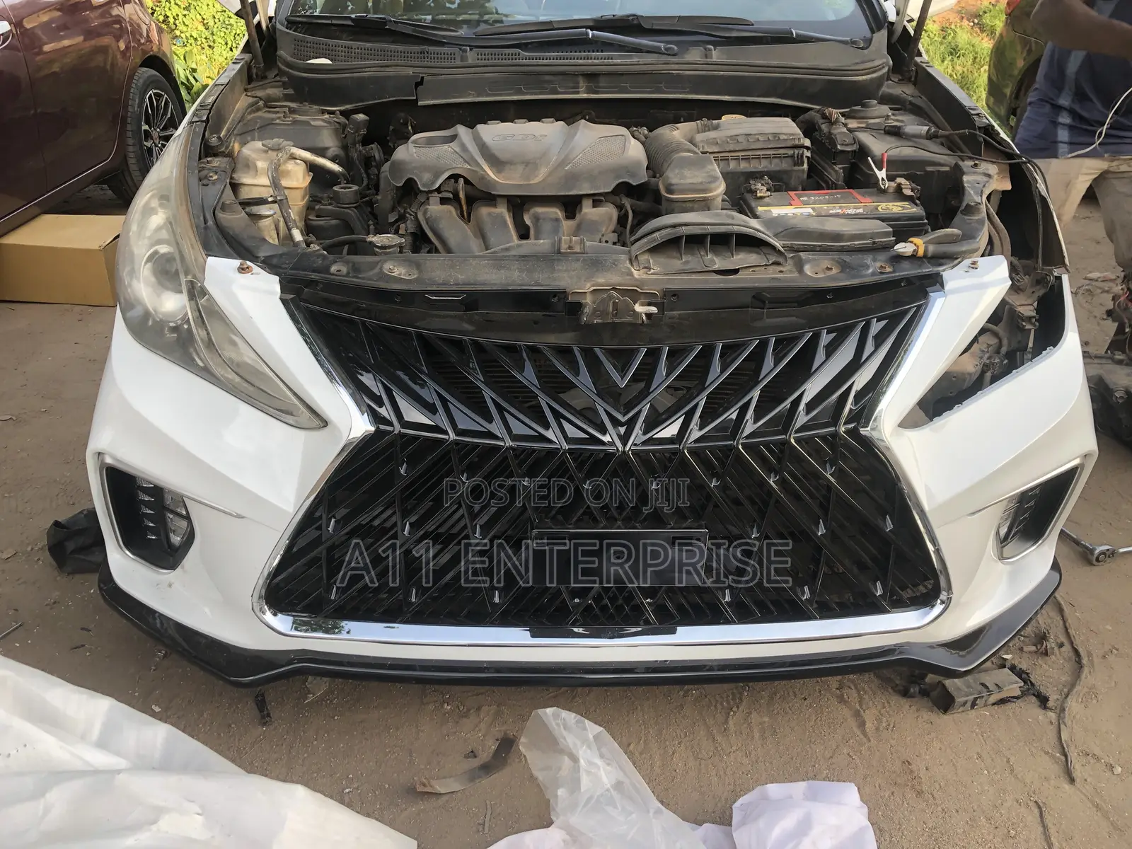 Hyundai Sonata 2012-2014 Spec Front Bumper