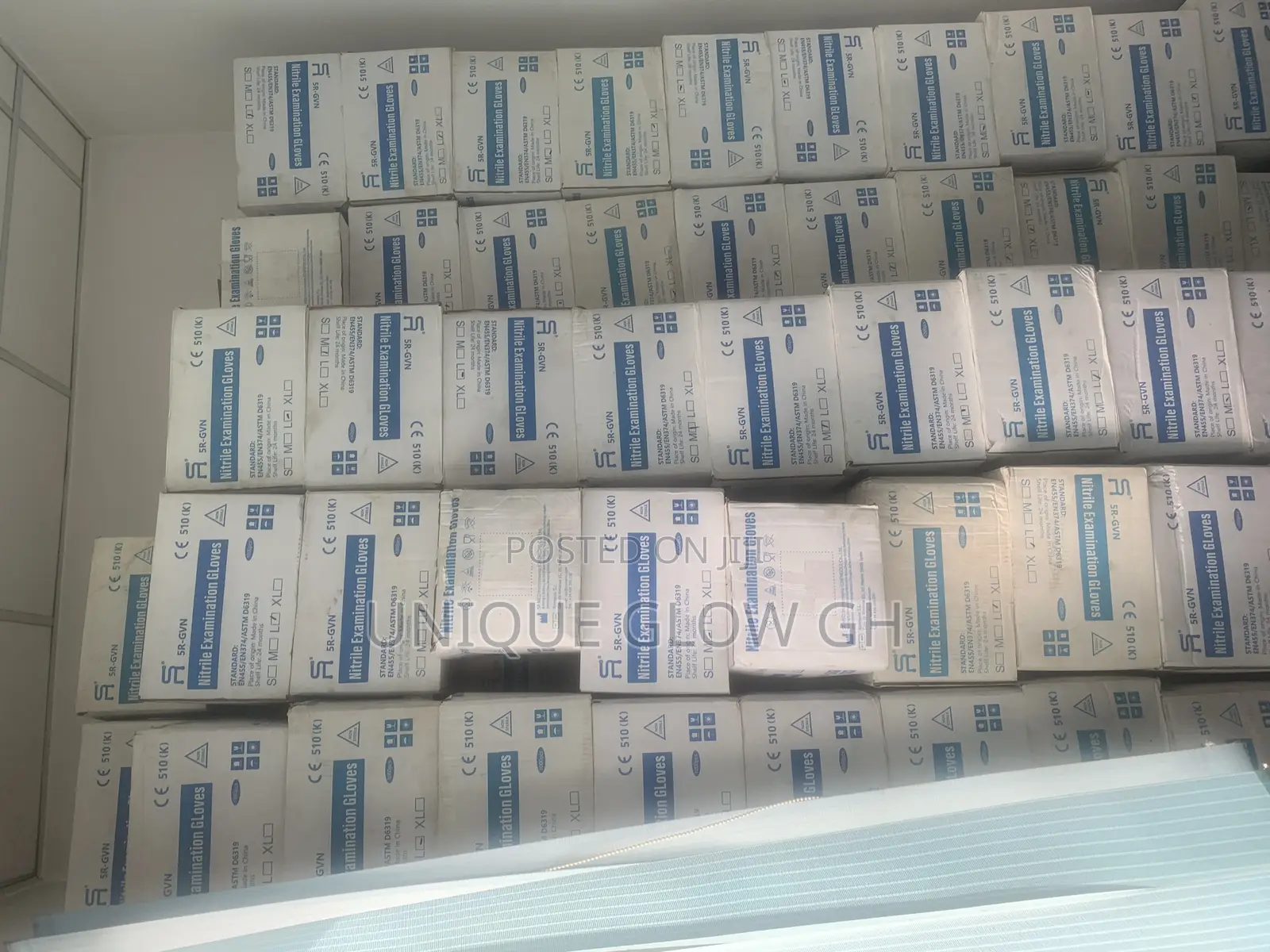 Blue Nitrile Gloves Powder Free Original Long Lasting
