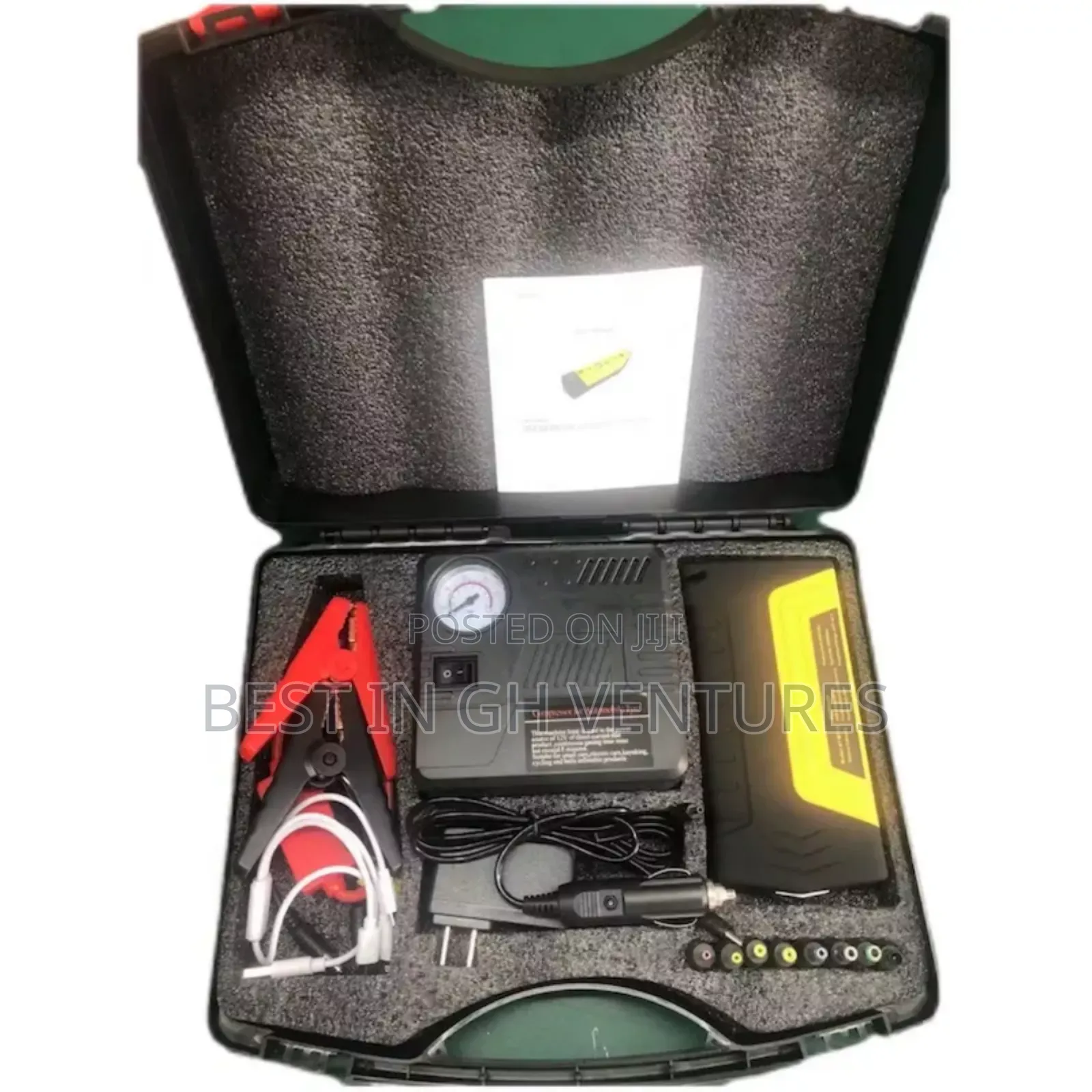 Multifunction Car Jump Starter With Tire Inflator