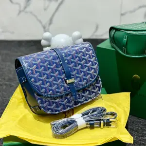 Blue Goyard Designer Bag