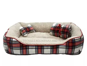 Square Face Cotton Dog Bed