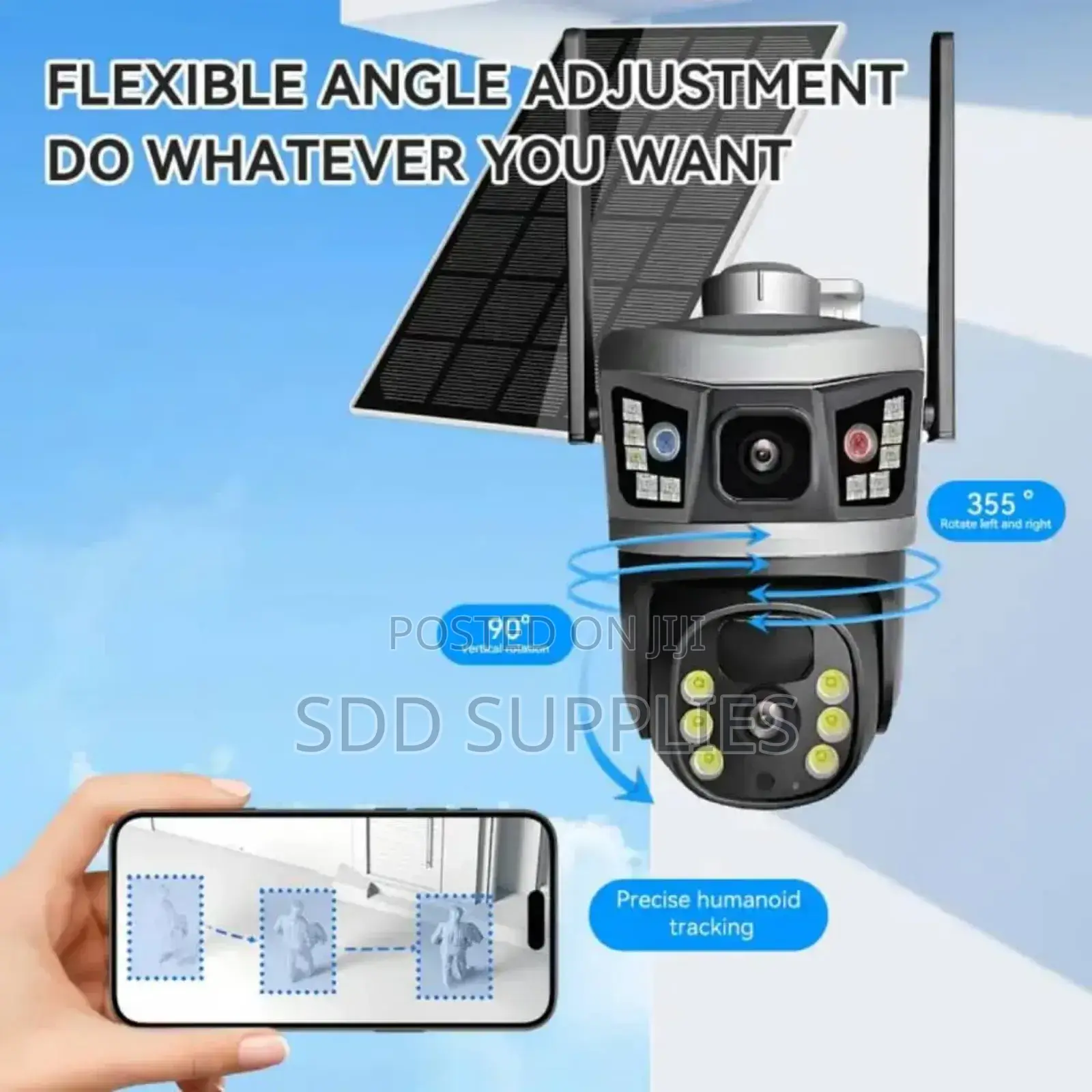 Quality Dual Lens Wifi Solar Security Camera One