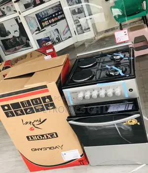 Fabulous 50x50 Oven Turkish 2 Electric 2 Gas Grey Cooker