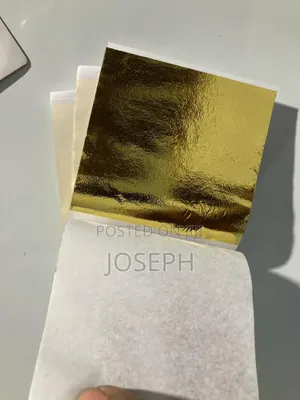 Gold Leaf Sheet Foil 100pcs