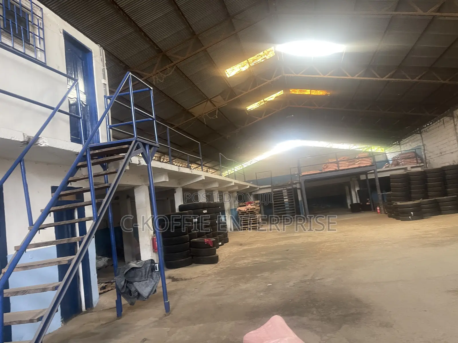 1000 SQM Warehouse at North Kaneshie Industrial Area 4 Tent