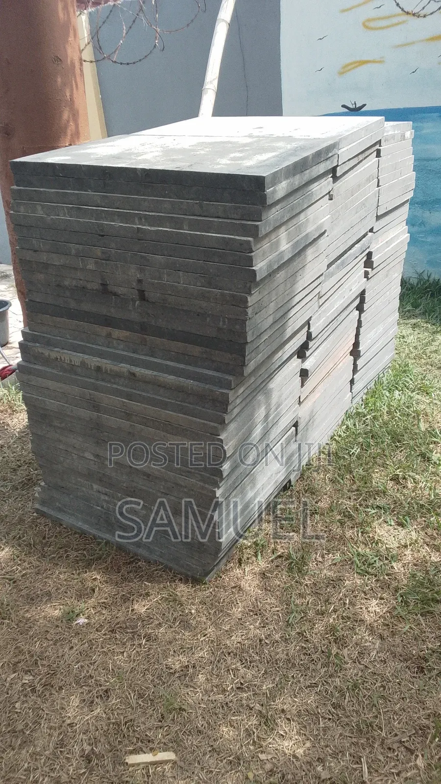 Fiber Plastic Pallets for Block Factory - Slightly Used