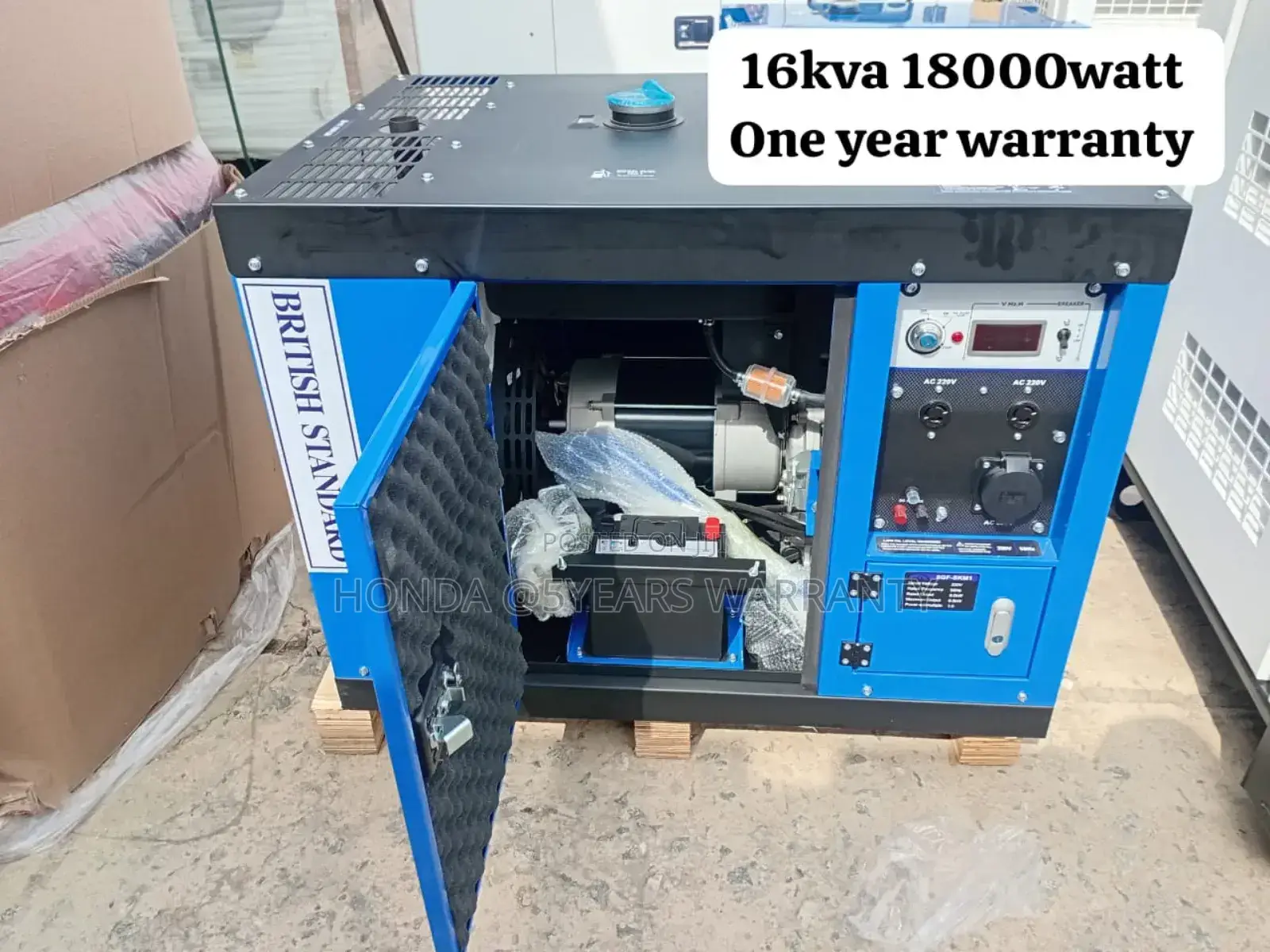 Power Pro Perkins 16kva Generator 18000watt Perkins 16kva