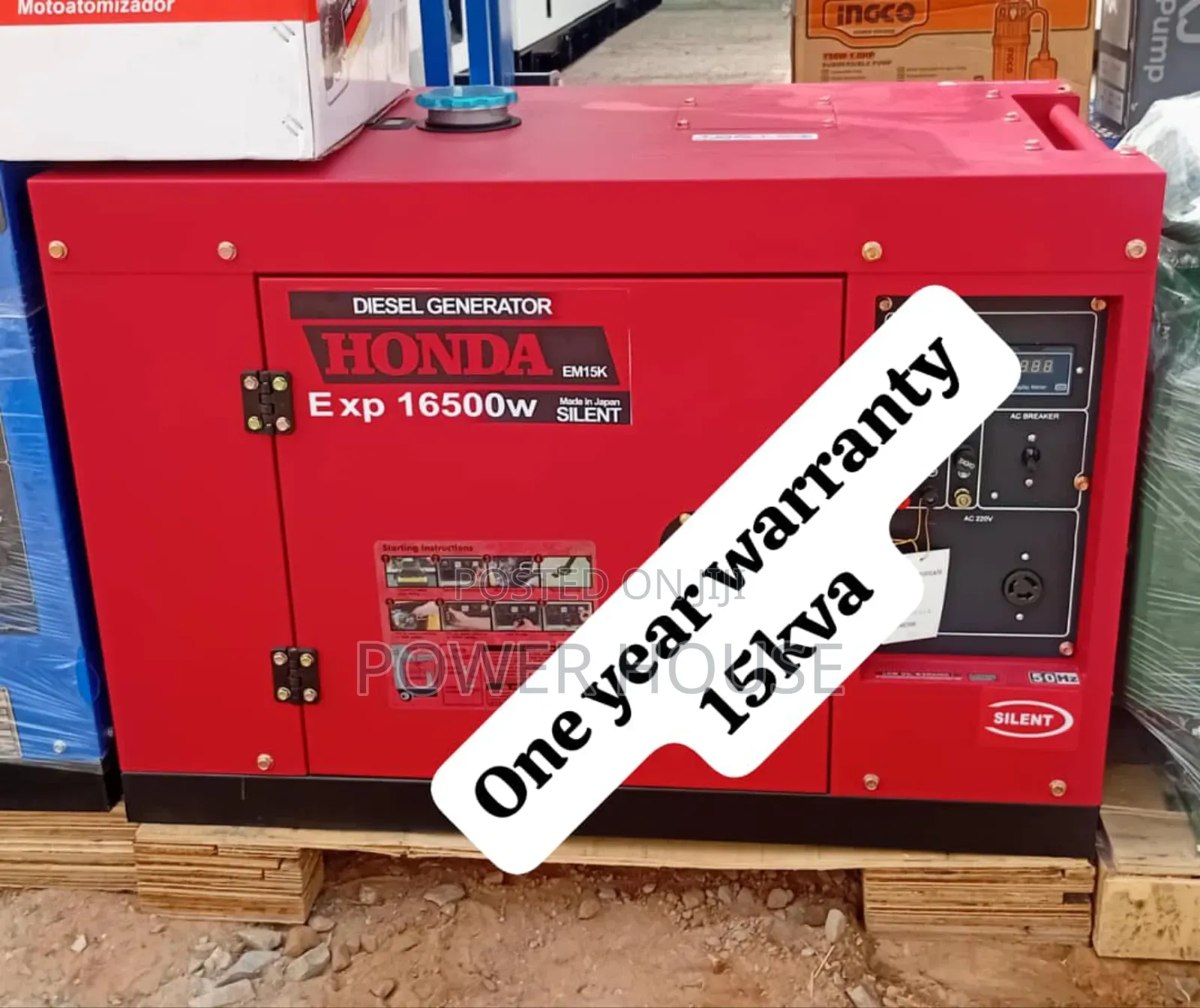 Honda 15kva Diesel Generator With Advanced Safety Operations