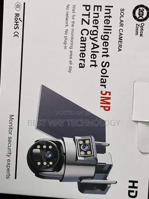 Dual Lens PTZ Solar Camera 5mp Zoom 20x