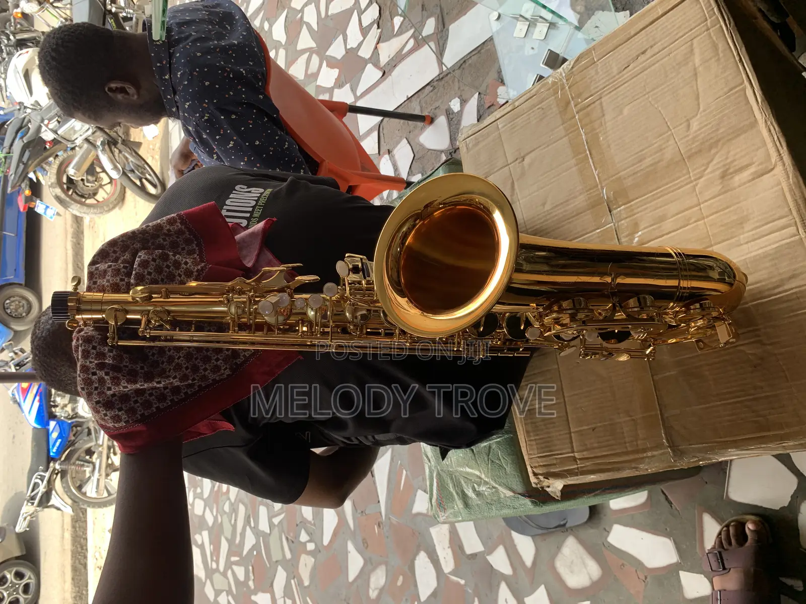 Gold Tenor Saxophone
