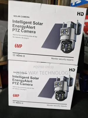 Dual Lens PTZ Solar Camera 6mp Ubox
