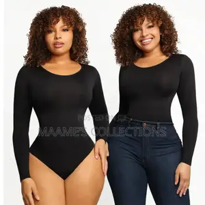 Women’s Stretchy Bodysuit - Plain Bodycon Top