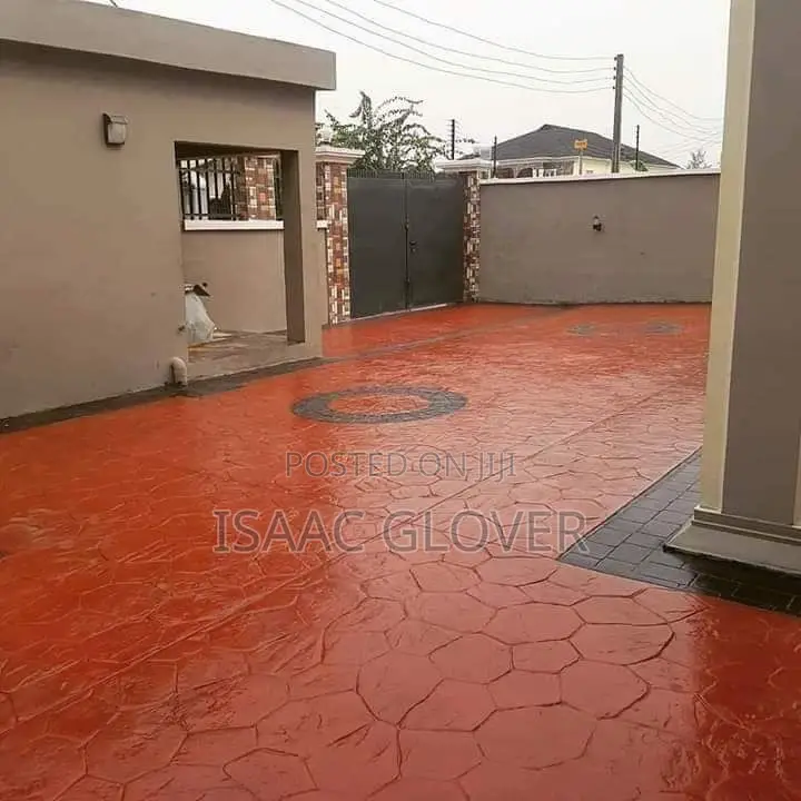 Stamped and Patterned Imprint Concrete Floor