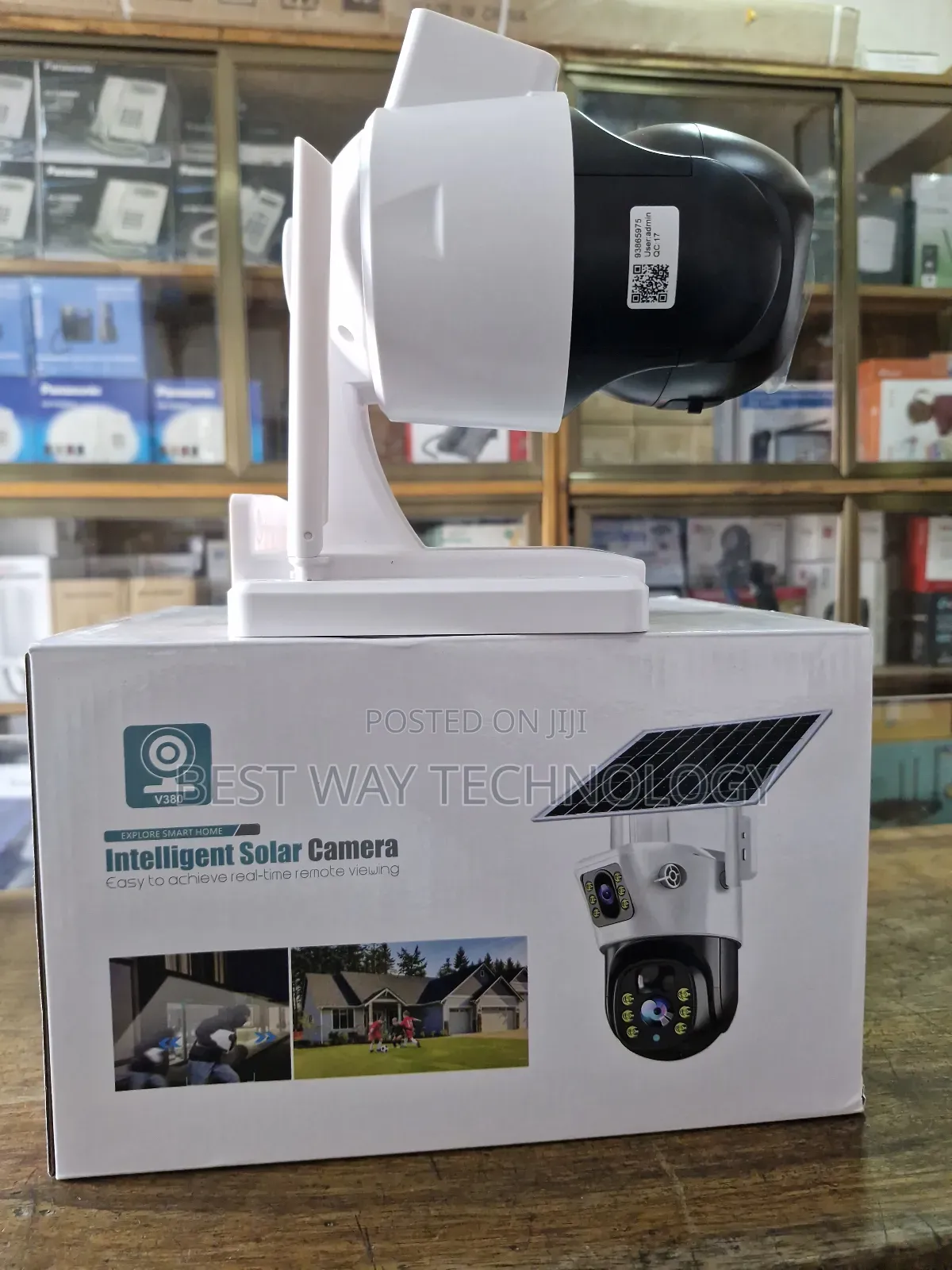 Wifi PTZ Solar Camera Dual Lens