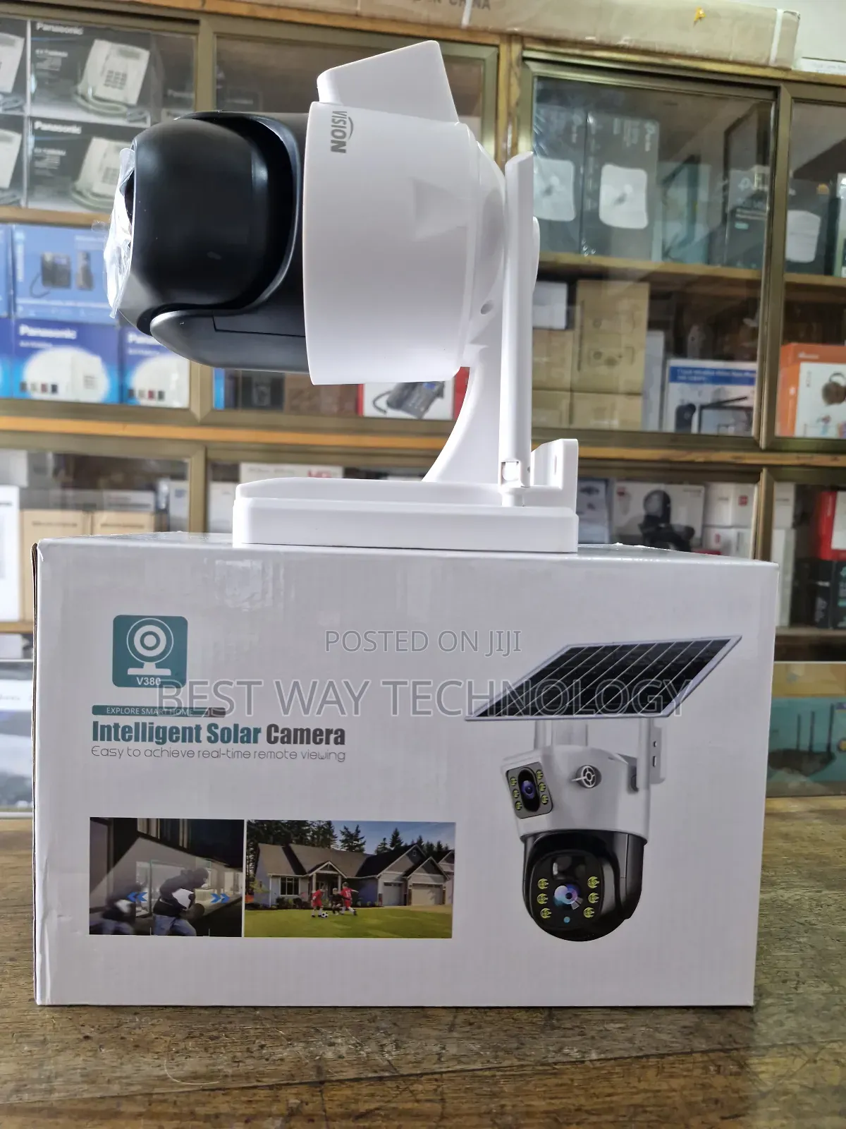 Wifi PTZ Solar Camera Dual Lens