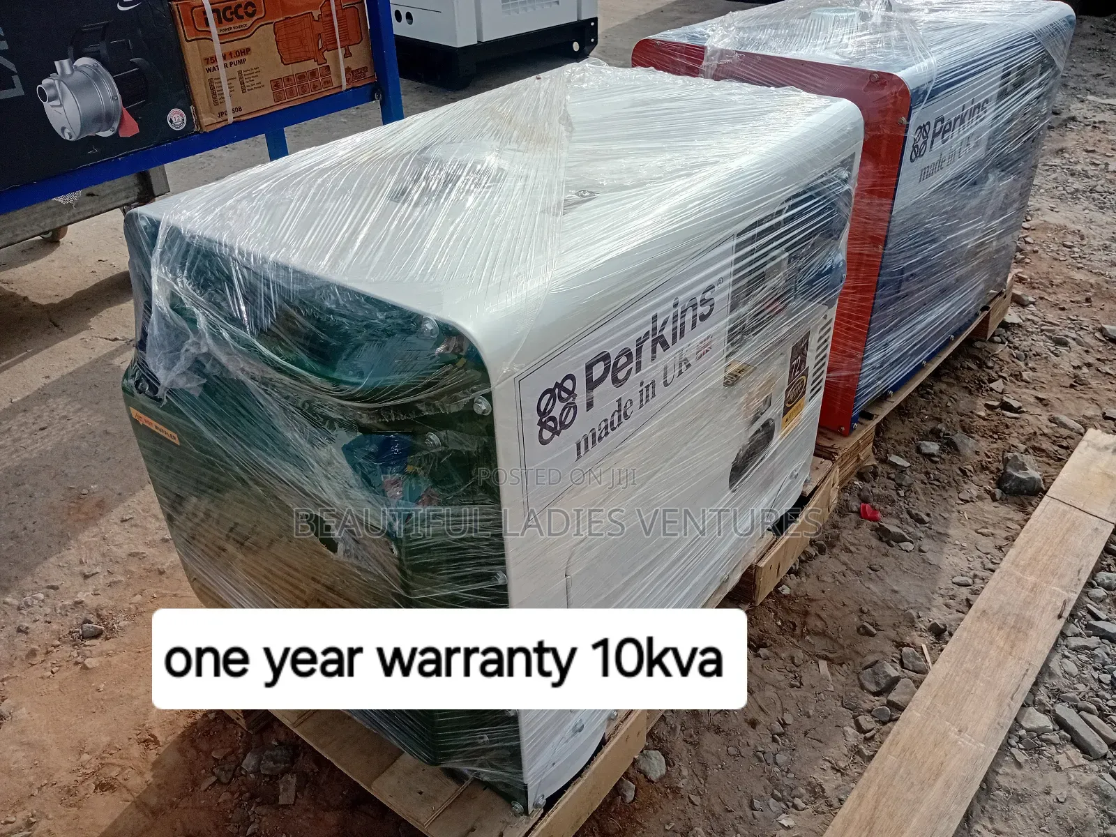 White and Green Perkins Generator 10kva Silent Diesel 10kva