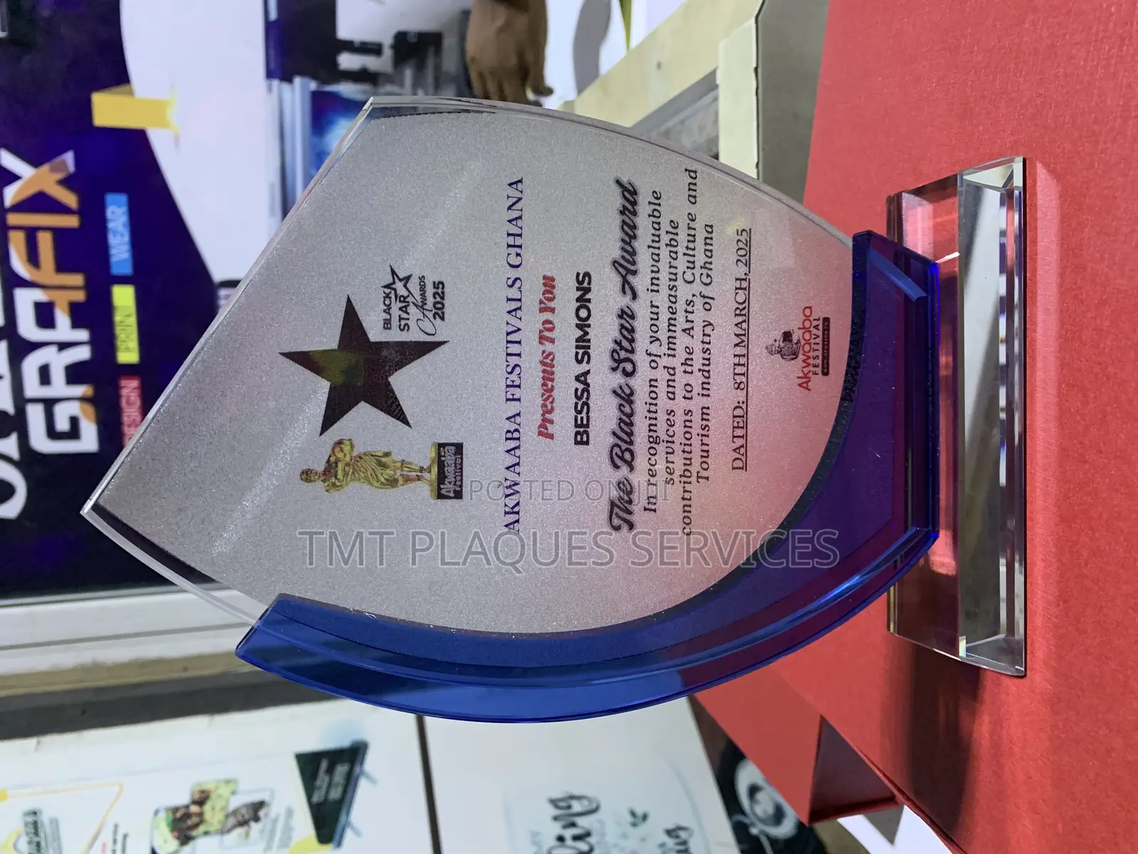 Award Plaque With Full Customization for Your Events