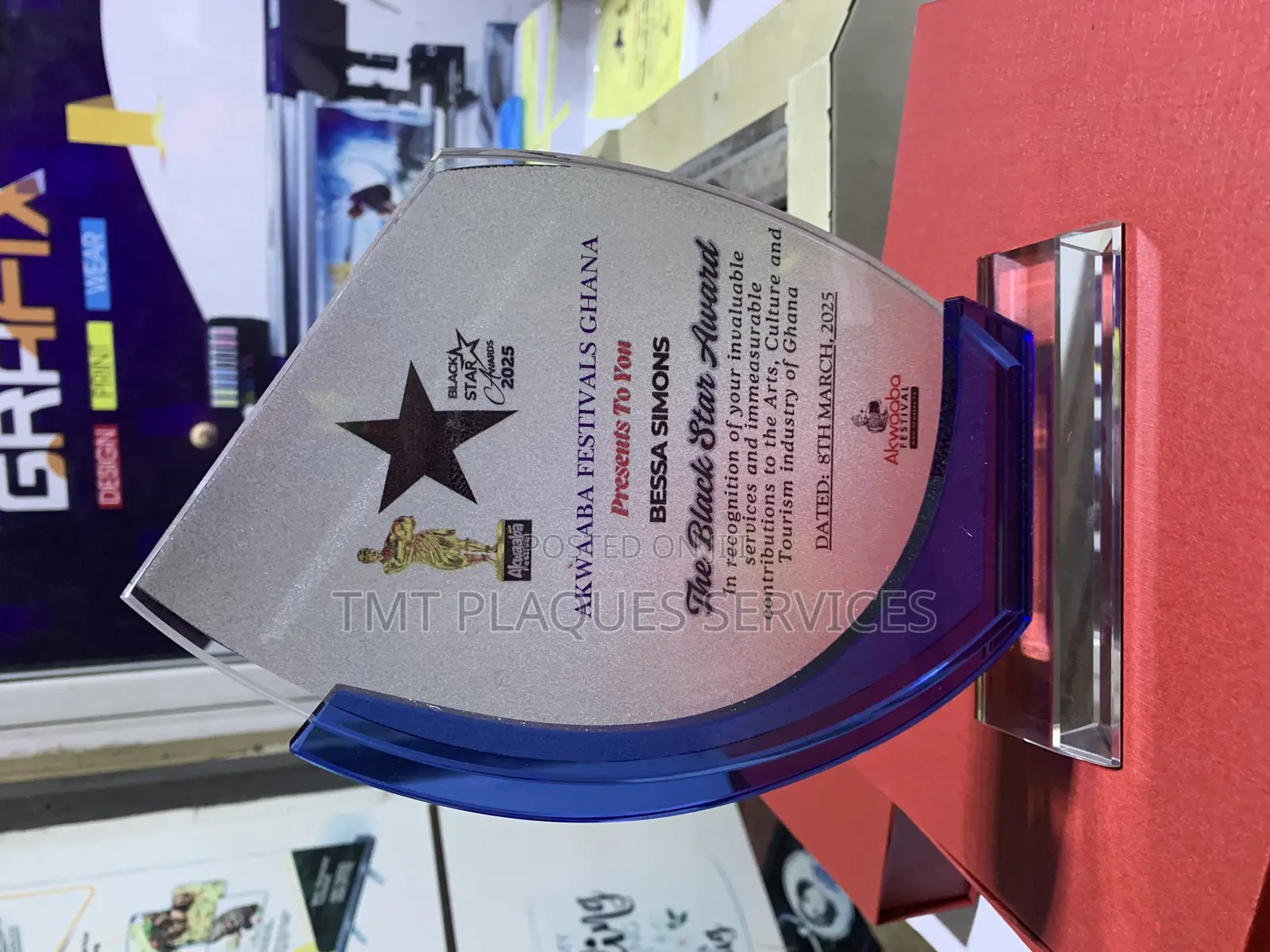 Award Plaque With Full Customization for Your Events