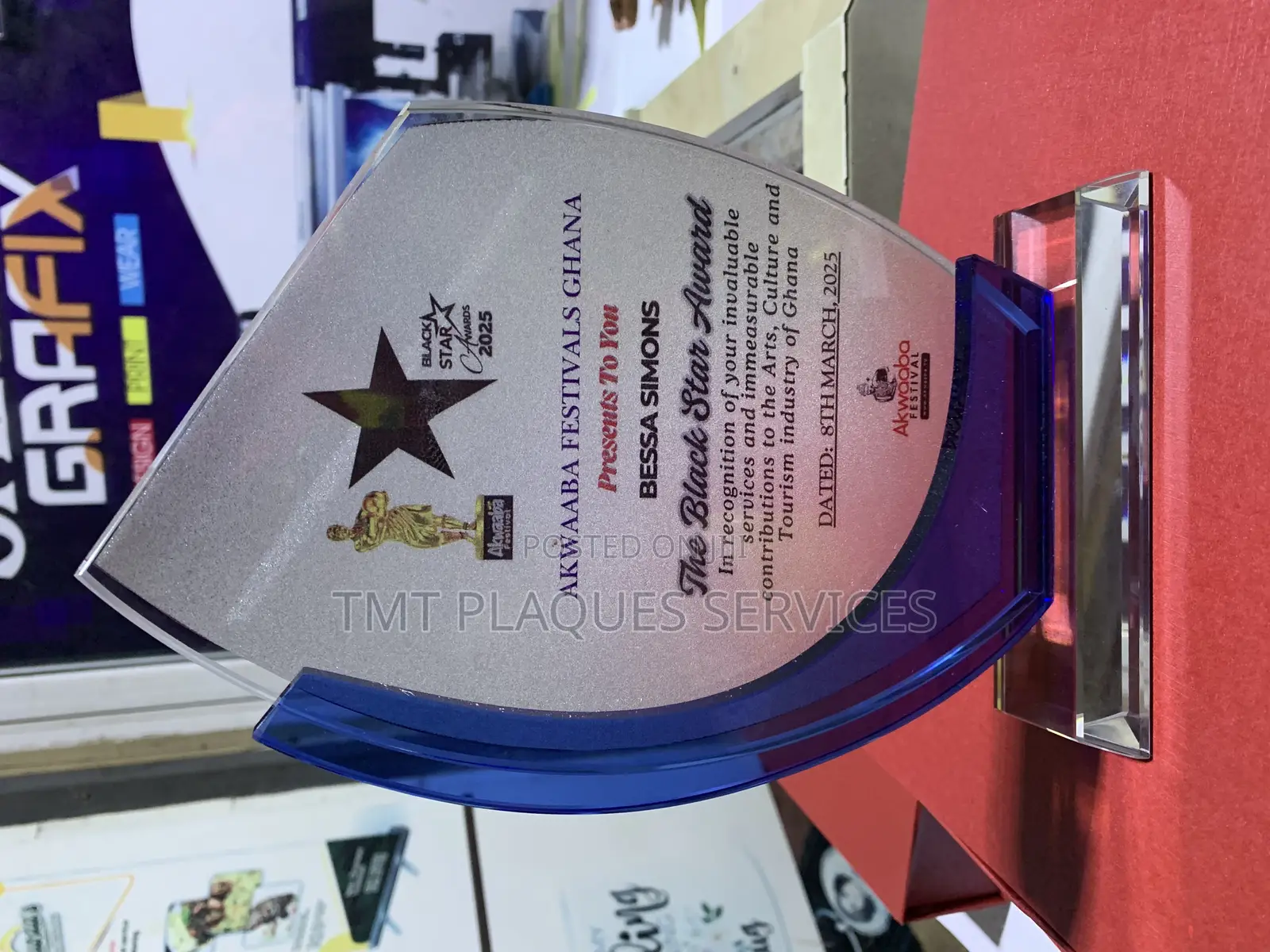 Award Plaque With Full Customization for Your Events