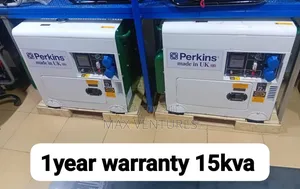 Made in Uk Perkins Diesel Generator 15kva Keystart Genset