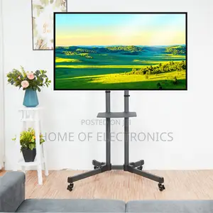 Perfect for Presentation Mobile Tv Cart With Wheels(32-70)